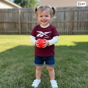 005 COMBO: 2 piece Reebok sport shirt size 4T